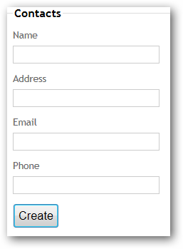 Adding a contact page