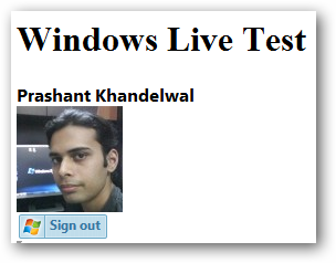 Windows Live user image