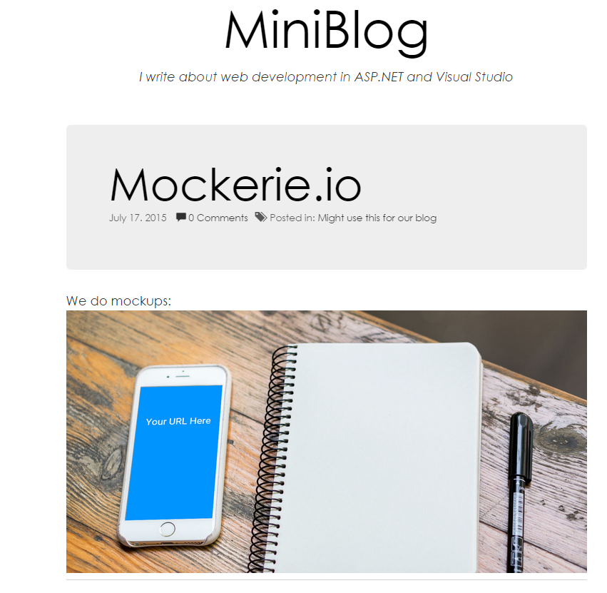 MiniBlog