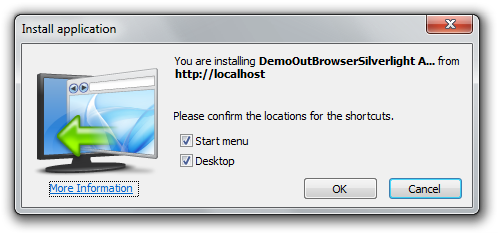 Installing out of briwser application
