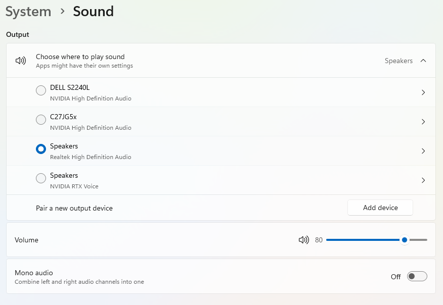 VirtuaNES system sound settings