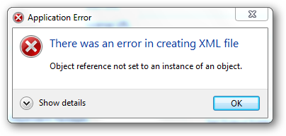 Windows 7 API error message dialog box